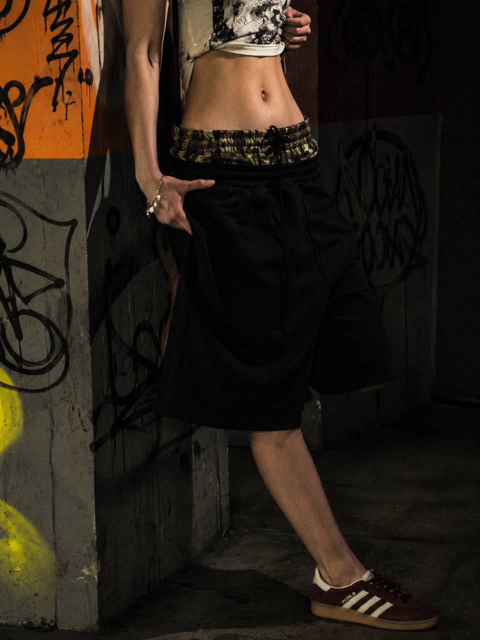 "BELGIUM" SHORTS BLACK